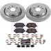 Power Stop KOE5703 Front and Rear Stock Replacement Brake Kit